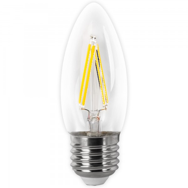 Bomb.led filam.vela clara e27 4w.fria (caja de 10 unidades)
