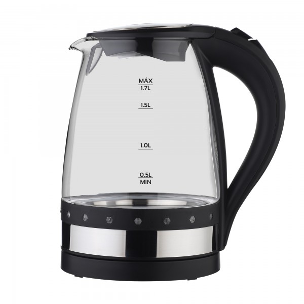 Hervidor agua kuken 2200w cristal. 1.7l