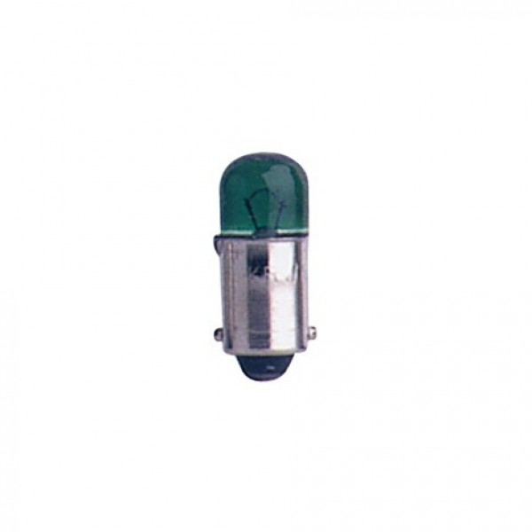 Lámpara T.Control 12V 4W Ba9S Verde. Caja 10 uds.