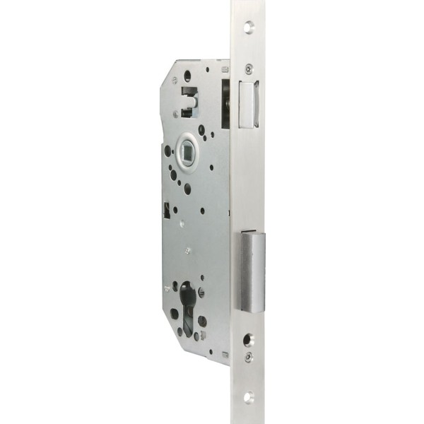 Cerradura p/mad. 40x85 cuad.niq.